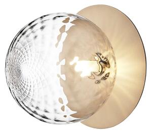 Lampă de perete Nuura Aps, Liila 1 Large, reglabil, Auriu / Alamă, Camera de zi, Sticlă, Design