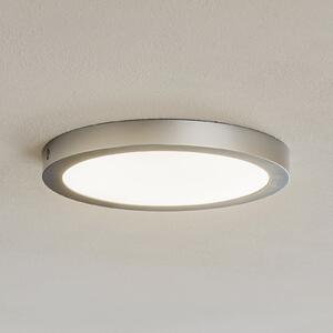 Paulmann Abia panou LED Ø 30 cm 2.700K crom mat, Gri, Camera de zi / sufragerie, Plastic, Modern
