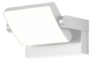 CMD Aplică de perete cu LED 9110, alb, lățime 21 cm, metal, IP54, Alb, Aluminiu, Modern