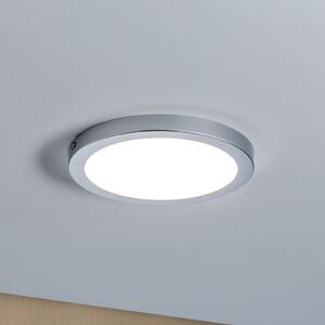 Paulmann Atria plafonieră LED Ø 22cm crom, reglabil, Gri, Camera de zi / sufragerie, Plastic, Modern