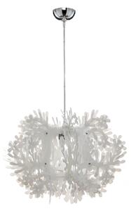 Lustră Pendul Slamp, FIORELLA, reglabil, Alb, Camera de zi, Plastic, Design