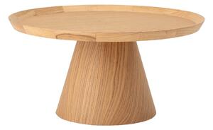 Măsuță de cafea în culoare naturală rotundă cu aspect de lemn de stejar ø 74 cm Luana – Bloomingville