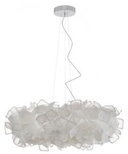Lustră Pendul Slamp, Clizia, reglabil, Alb, Camera de zi, Plastic, Design