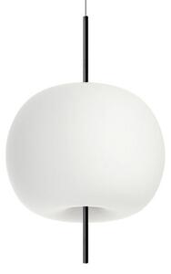 Lustră Pendul kdln, Kushi, reglabil, Alb, Camera de zi, Sticlă, Design