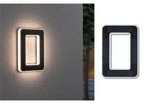 Paulmann număr LED solar de casă 0, Negru, Plastic, Modern