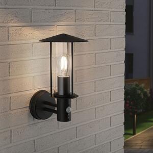 Paulmann Classic aplică de exterior cu senzor, reglabil, Negru, Metal, Modern, Felinar