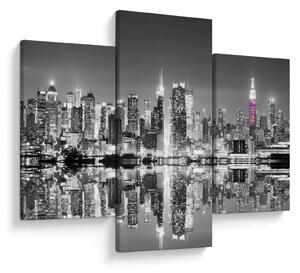 Tablou - New York și zgârie-norii mov (90x60 cm)