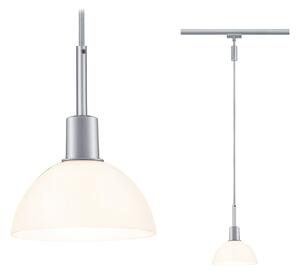 Paulmann URail pendul Sarrasani crom mat/opal, reglabil, Gri, Metal, Modern
