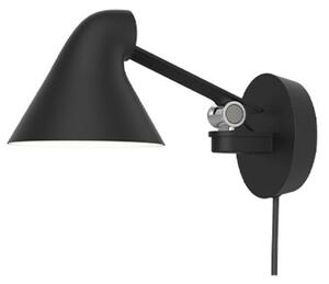 Lampă de perete Louis Poulsen, Negru, Camera de zi, Aluminiu