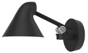 Lampă de perete Louis Poulsen, Negru, Camera de zi, Aluminiu
