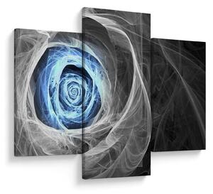 Tablou - Abstract Rose Blue (90x60 cm)