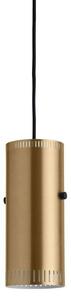 Lustră Pendul Warm Nordic, Trombone Cylinder, reglabil, Auriu / Alamă, Camera de zi, Metal, Design