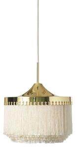 Lustră Pendul Warm Nordic, Fringe, reglabil, Bej, Camera de zi, Metal, Vintage