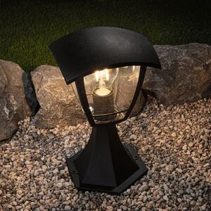 Paulmann Classic curved lampă cu postament, reglabil, Negru, Plastic, Felinar
