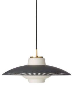 Lustră Pendul Warm Nordic, Opal Shade, reglabil, Gri, Sala de mese, Metal, Scandinavă