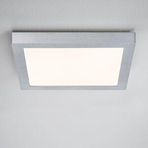 Paulmann Lunar panou LED, angular, crom, 30x30cm, Gri, Camera de zi / sufragerie, Metal