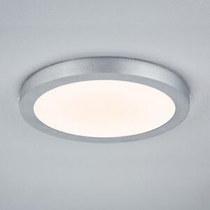 Paulmann Lunar panou LED, rotund, Ø 30 cm, crom, Gri, Studiu / Birou, Metal