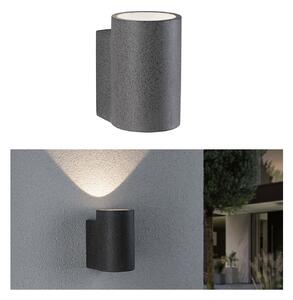 Paulmann Concrea aplică LED exterior, cilindrică, Gri, Beton, Modern