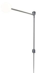 Mini Potence Pivotante aplică de perete gri, 2700K