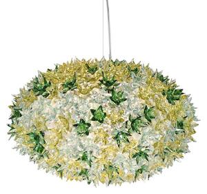 Lustră Pendul Kartell, Bloom S1, Verde, Camera de zi, Plastic, Design