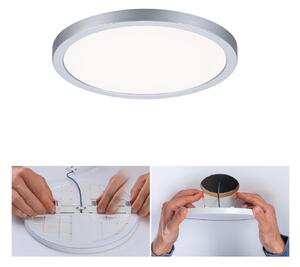 Paulmann panou LED Areo 4000K rotund crom 17,5cm, Gri, Bucătărie, Plastic, Modern