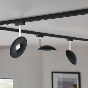 Paulmann URail LED spot Sfera 2,700K negru, reglabil, Negru, Plastic, Modern
