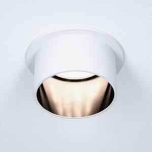Paulmann Gil LED încastrat alb/negru mat, reglabil, Alb, Baie, Metal, Modern, Corpuri de iluminat încastrate rotunde