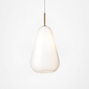Lustră Pendul Nuura Aps, Anoli 1, reglabil, Alb, Camera de zi, Sticlă, Design