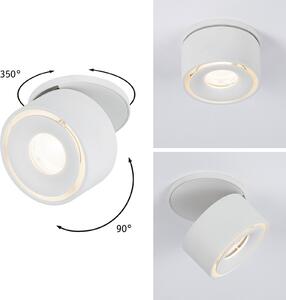 Paulmann Spircle lampă LED încastrată alb mat, Alb, Camera de zi / sufragerie, Metal, Modern, Corpuri de iluminat încastrate rotunde