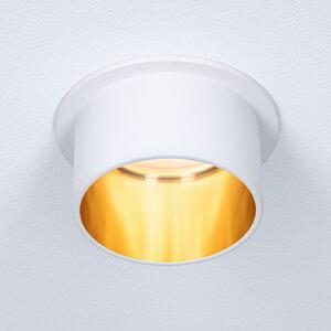Paulmann Gil LED încastrat alb mat / auriu, reglabil, Alb, Baie, Metal, Modern, Corpuri de iluminat încastrate rotunde