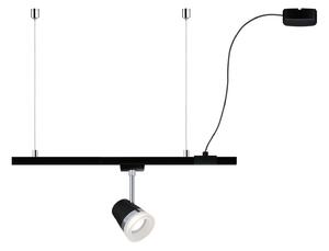 Paulmann URail alimentator de cablu, negru mat, 2 m, reglabil, Negru, Plastic