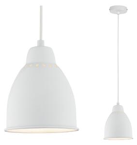 Paulmann Neordic Hilla lampă suspendată, alb, reglabil, Alb, Camera de zi / sufragerie, Metal