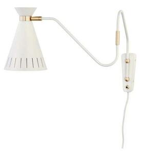 Lampă de perete Warm Nordic, Cone, Alb, Camera de zi, Metal, Vintage
