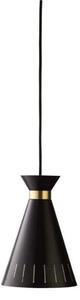 Lustră Pendul Warm Nordic, Cone, reglabil, Negru, Bucătărie, Metal, Vintage