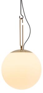 Lustră Pendul Artemide, nh, reglabil, Alb, Camera de zi, Sticlă, Design