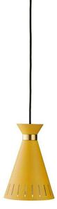 Lustră Pendul Warm Nordic, Cone, reglabil, Galben, Bucătărie, Metal, Vintage