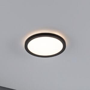Paulmann Atria Shine Panel on/off negru 830 Ø19cm, Negru, Camera de zi / sufragerie, Plastic, Modern
