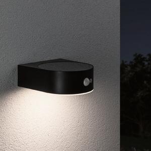 Paulmann Eileen aplică solară LED exterior senzor, Negru, Plastic, Modern