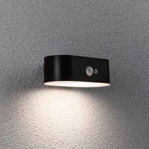Paulmann Adya aplică de exterior solară senzor, Negru, Plastic