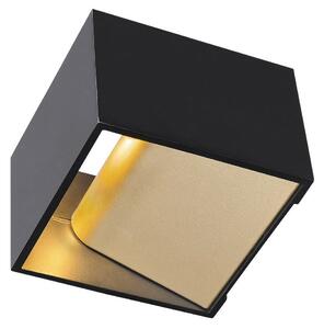 Lampă de perete SLV, Logs In, reglabil, Negru, Zona coridorului, Metal, Modern