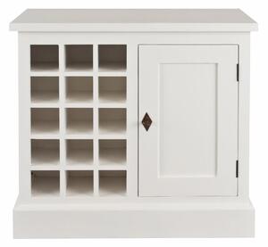 Dulap pentru vin Brighton 85cm alb