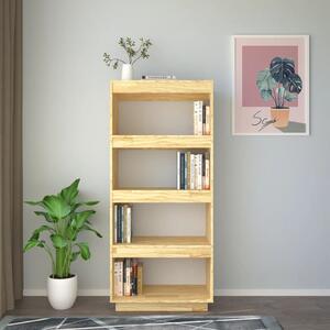 Bibliotecă/Separator cameră, 60x35x103 cm, lemn masiv pin