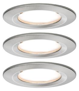 Paulmann Nova Plus Coin dim rotund rigid fier, Metalic, Hol, Metal, Modern, Corpuri de iluminat încastrate rotunde