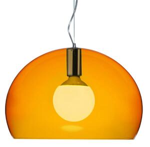 Lustră Pendul Kartell, Small FL/Y, Portocaliu, Camera de zi, Plastic, Design
