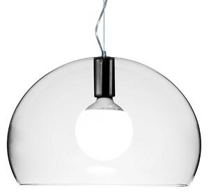 Lustră Pendul Kartell, Small FL/Y, Transparent, Camera de zi, Plastic, Design