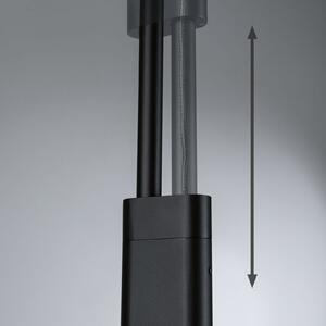 Paulmann Puric Pane I pendul LED 6 becuri indirect, reglabil, Negru, Camera de zi / sufragerie, Metal, Modern