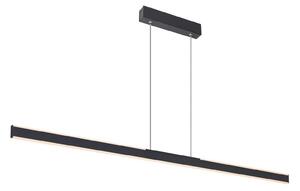 Lustră Pendul SLV, One Linear, reglabil, Negru, Bucătărie, Metal, Modern