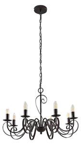 Candelabre Lucande, Caleb, reglabil, Maro / Rugină, Zona coridorului, Metal, Casă de țară / Rustic