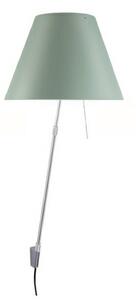 Lampă de perete Luceplan, reglabil, Verde, Aluminiu