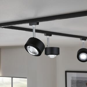 Paulmann URail Aldan LED spot 4,000K negru mat, reglabil, Negru, Camera de zi / sufragerie, Metal, Modern